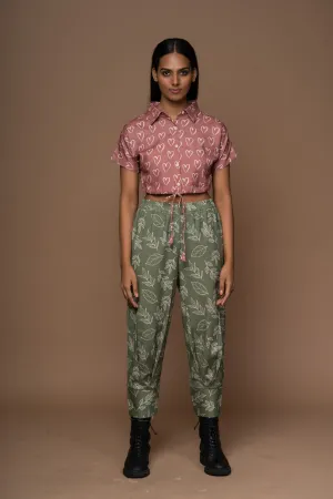 Snug Cuff Pants in Rising Up Pattern