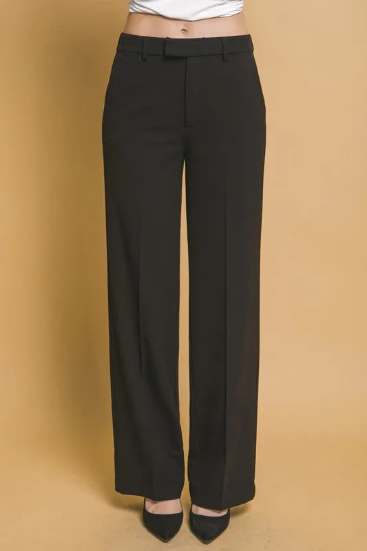 Solid Formal Long Pants