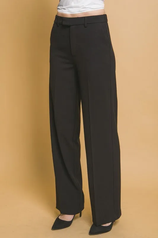 Solid Formal Long Pants
