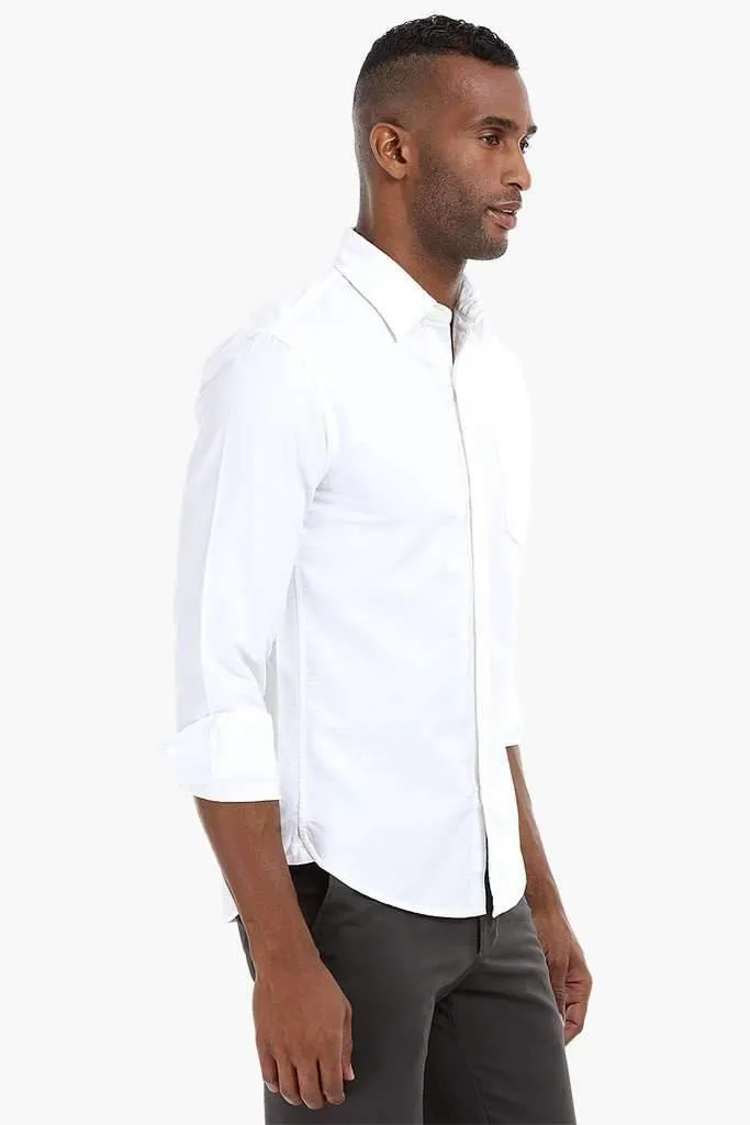 Solid Oxford Cotton Shirt
