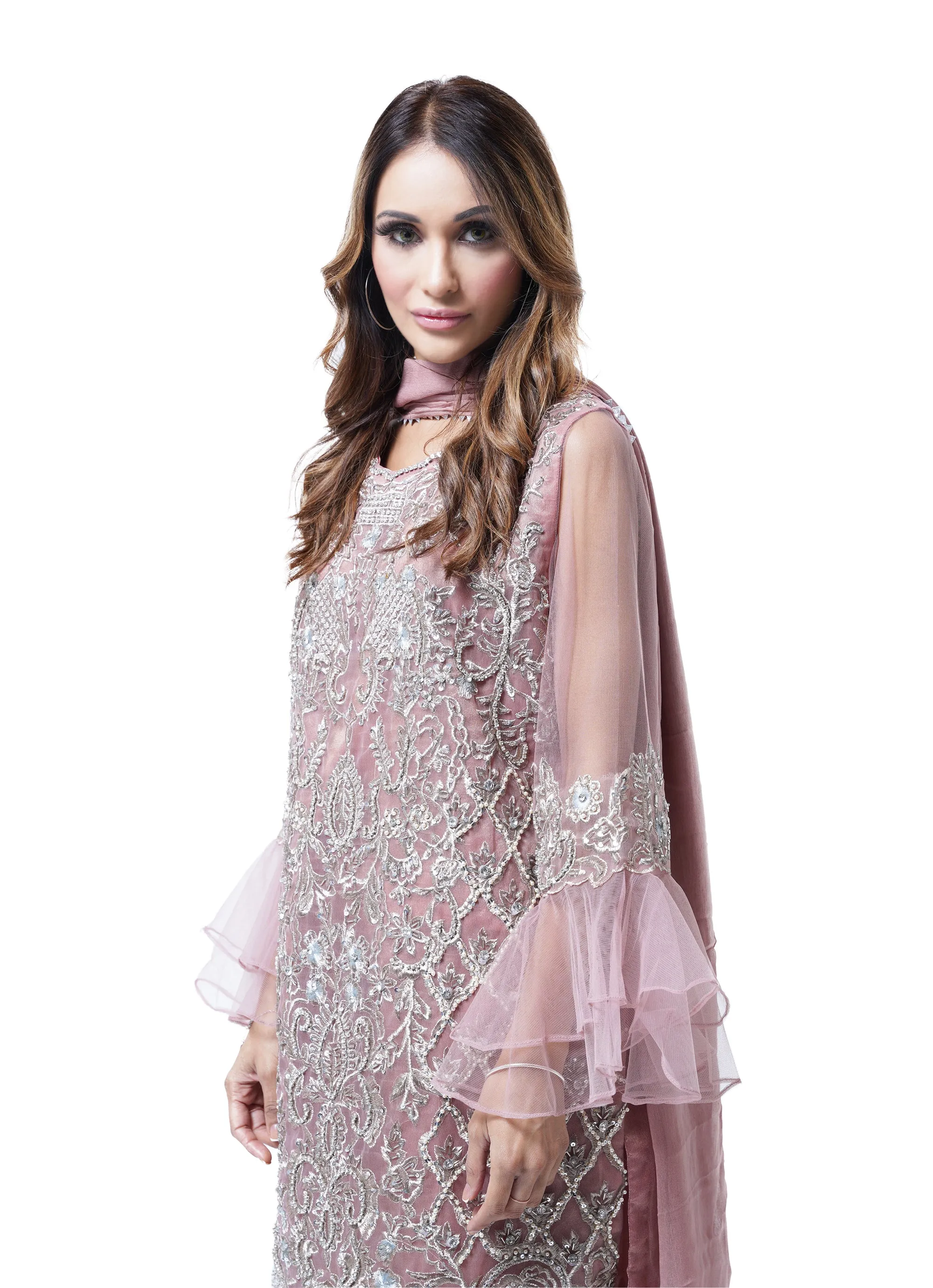 SOPHIA EMBELLISHED READY-MADE PARTY WEAR