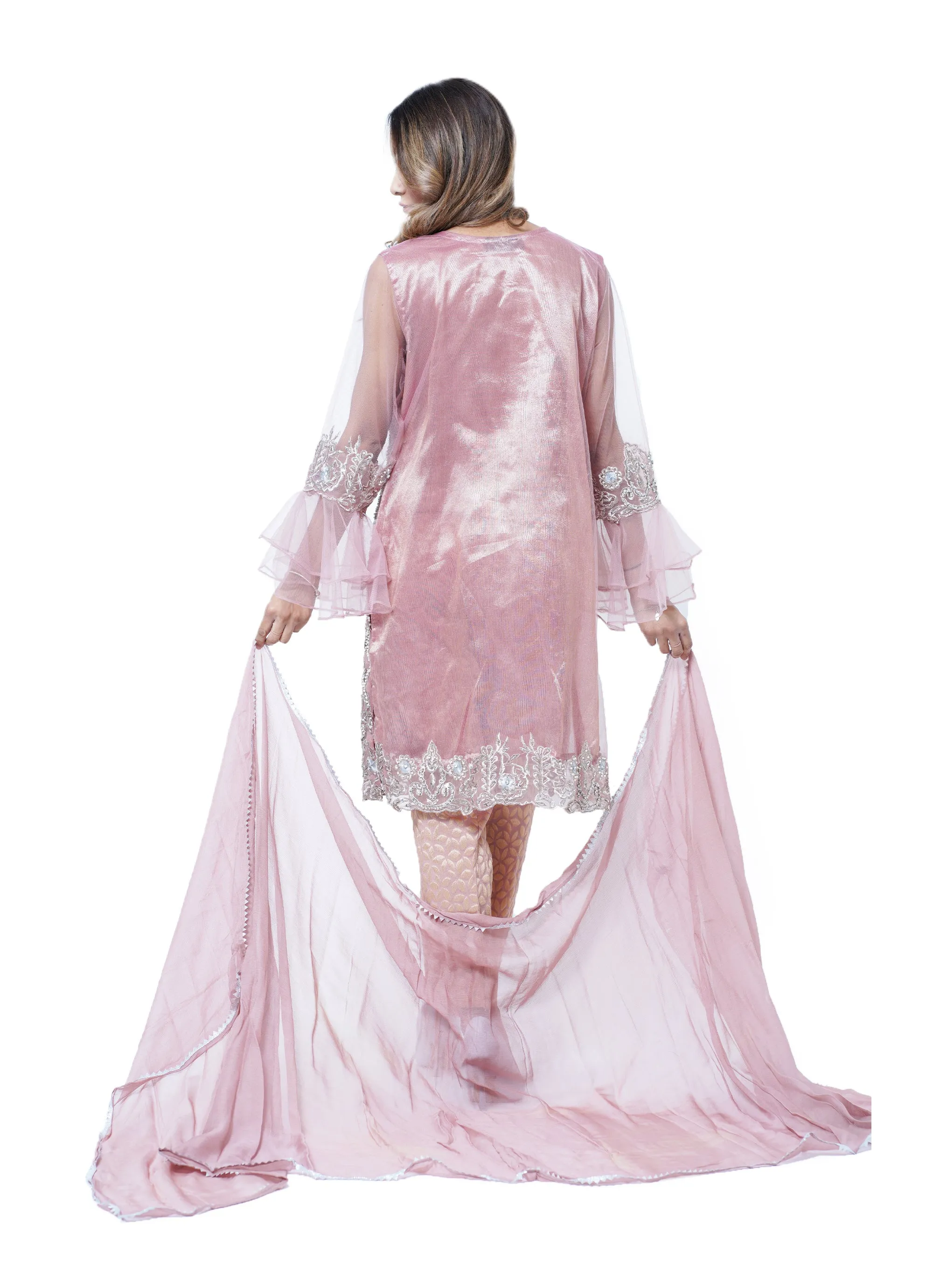 SOPHIA EMBELLISHED READY-MADE PARTY WEAR