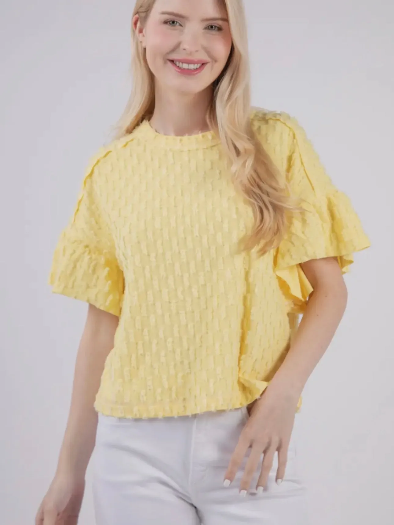Spring Fever Top: Yellow