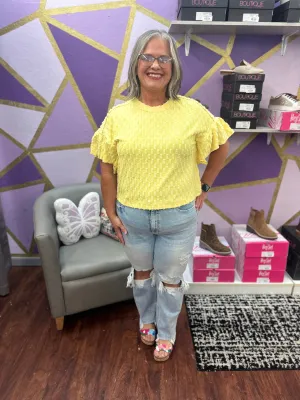 Spring Fever Top: Yellow