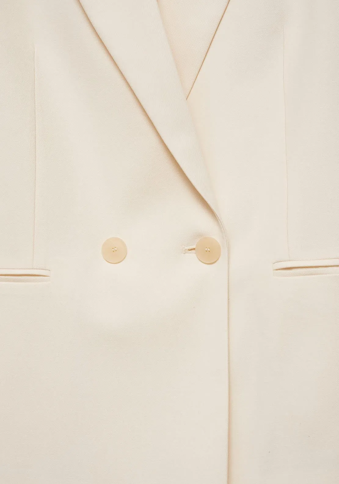 Straight-fit suit jacket - Light Beige