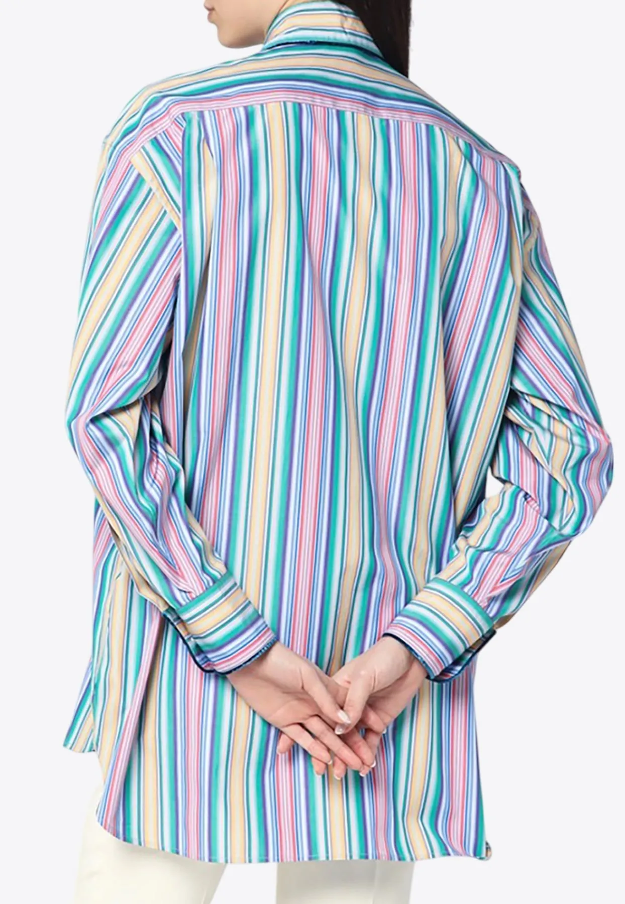 Striped Long-Sleeved Shirt
