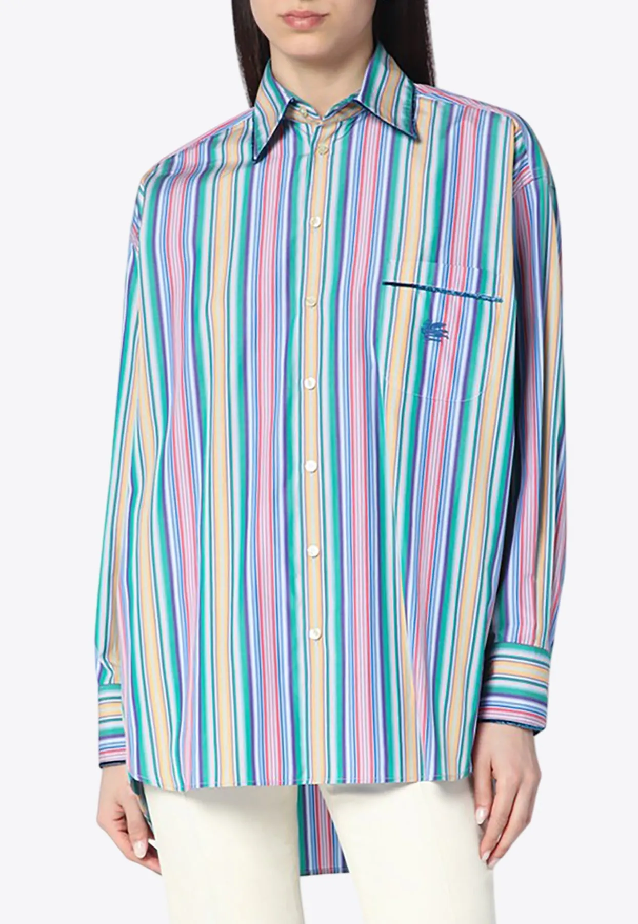 Striped Long-Sleeved Shirt