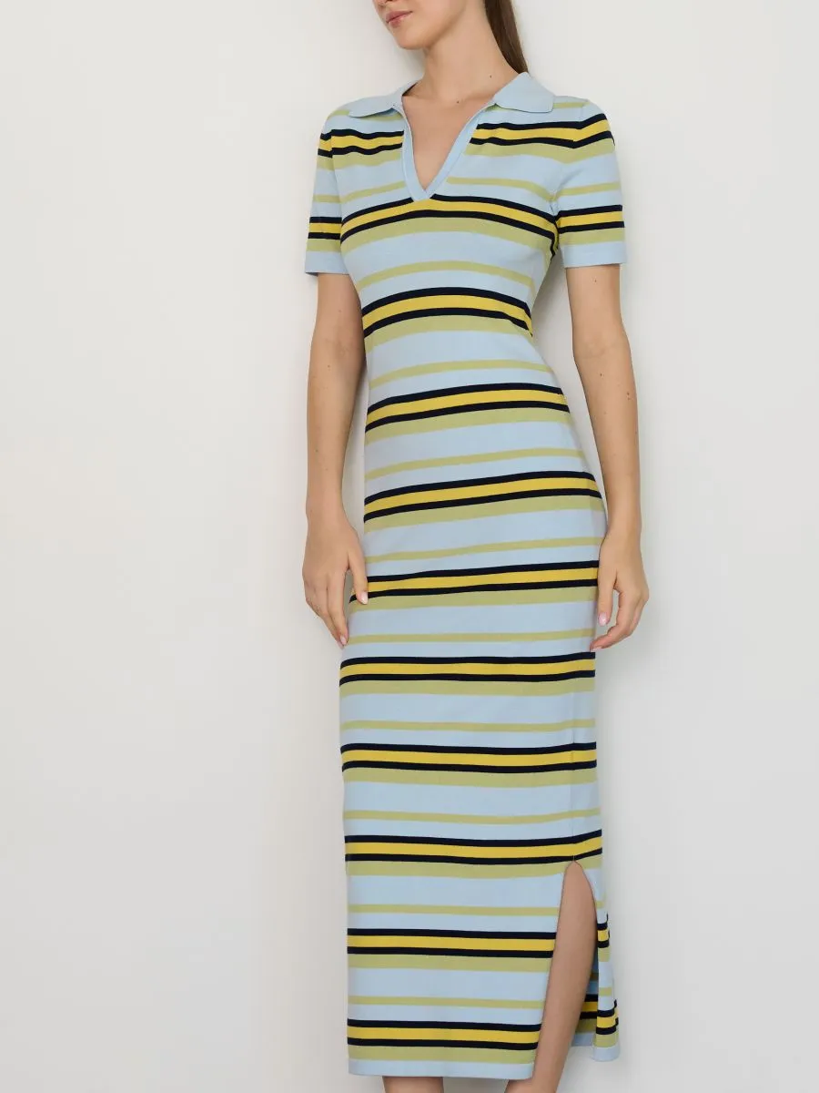 Striped maxi dress