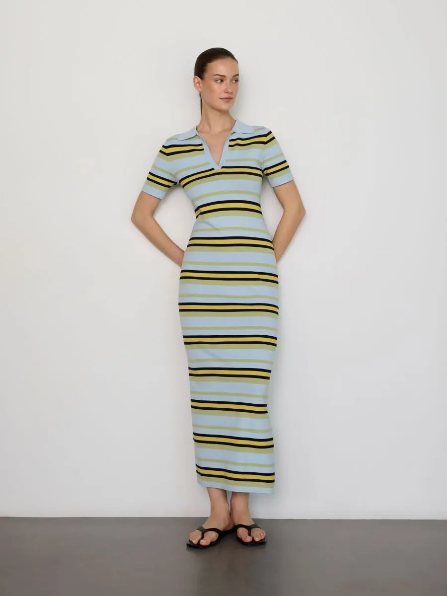 Striped maxi dress