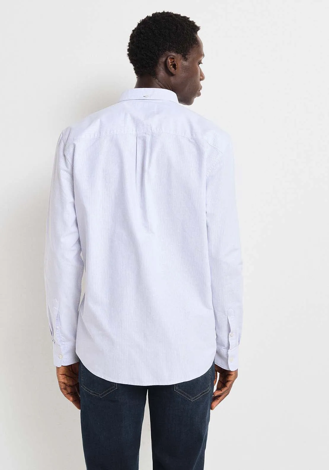Striped Oxford shirt - Blue