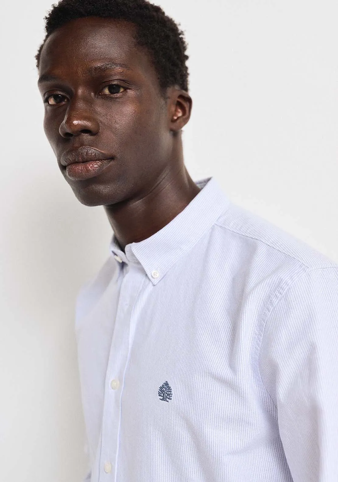 Striped Oxford shirt - Blue