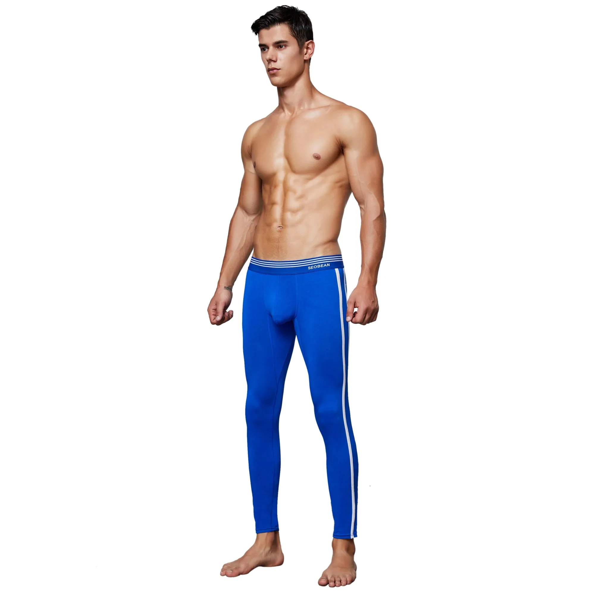 Striped Printed Thermo Leggings