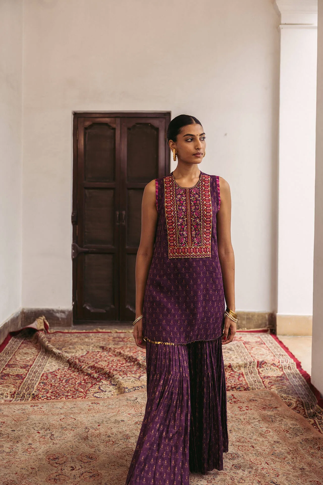 Suni Kurta sharara