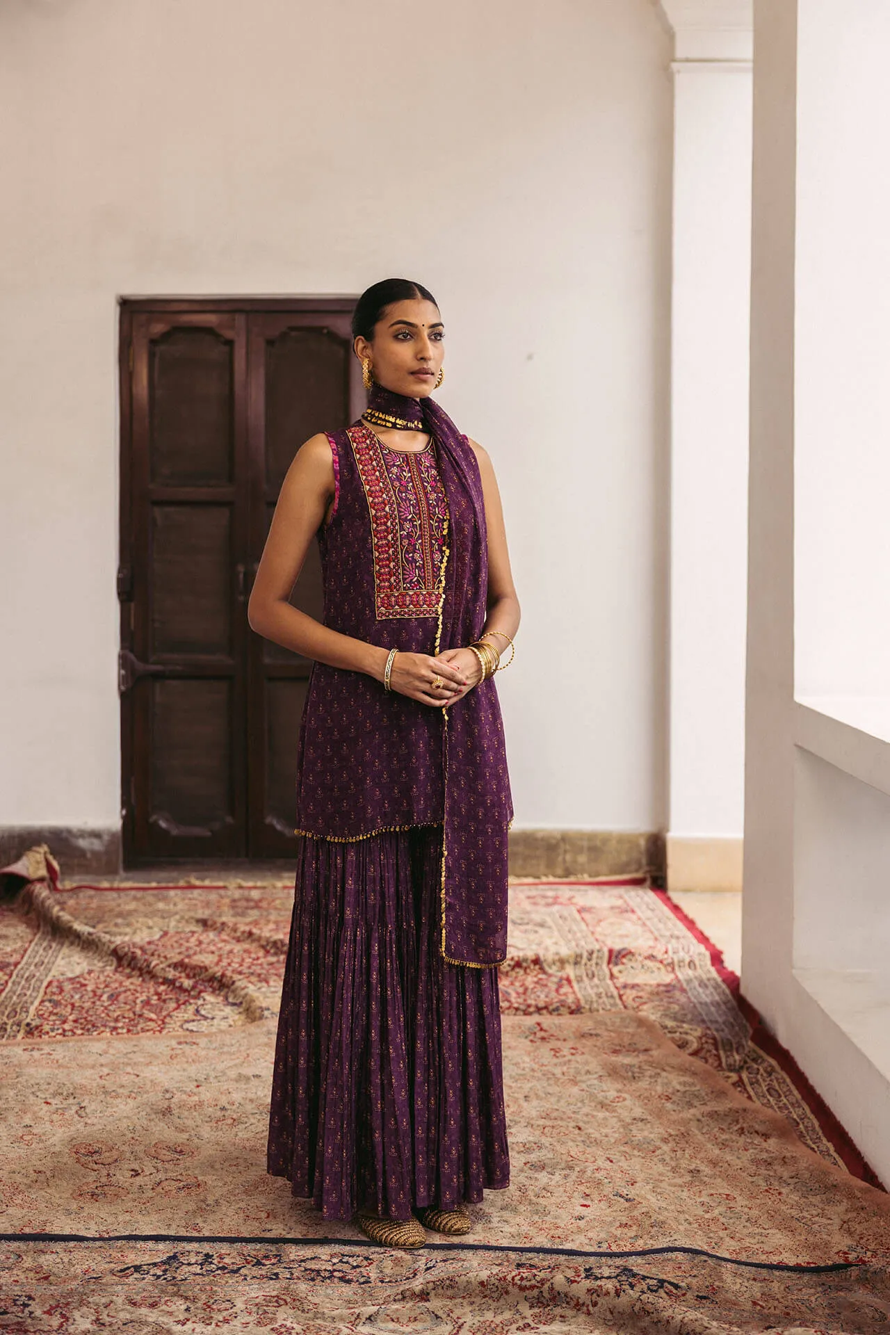 Suni Kurta sharara