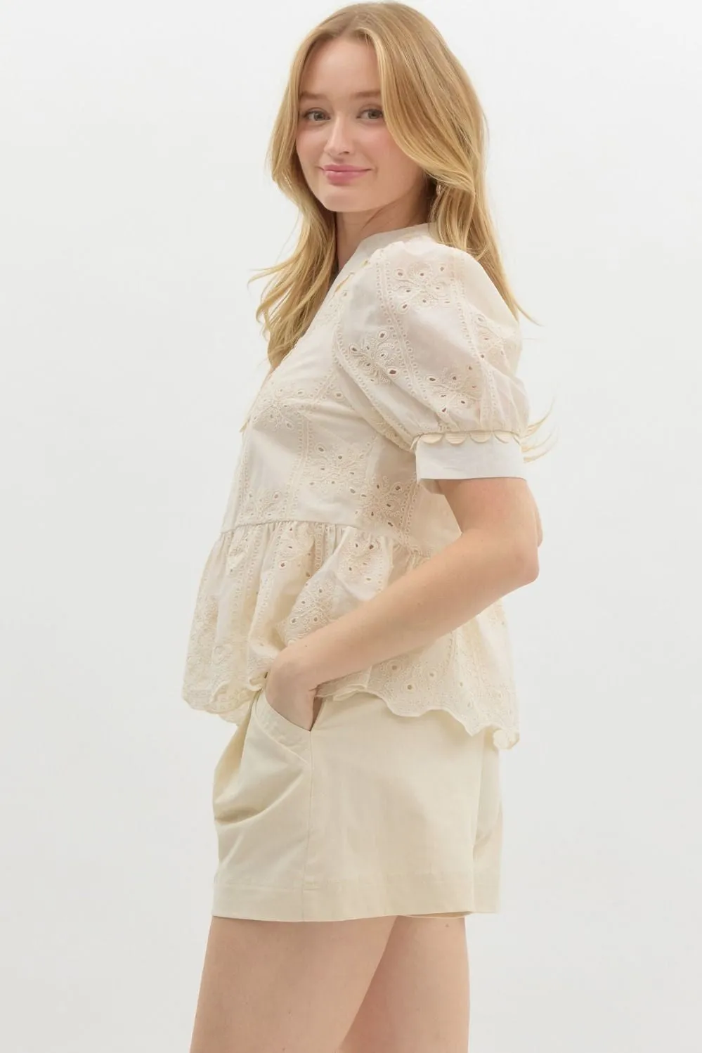 Sydney Embroidered Top