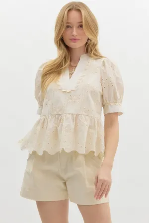 Sydney Embroidered Top