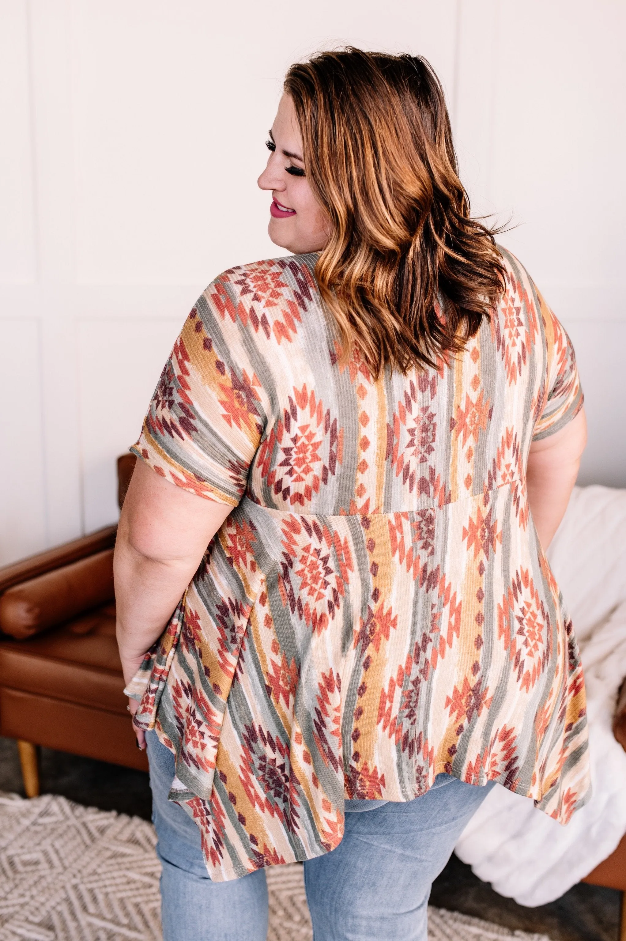Take Me To Santa Fe Babydoll Top