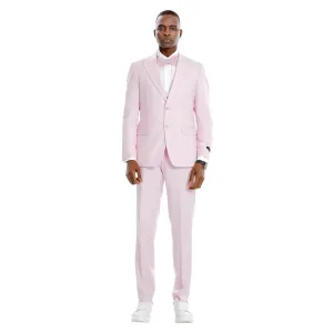 TAZZIO: Solid 3pc Skinny Fit Suit M370SK-04