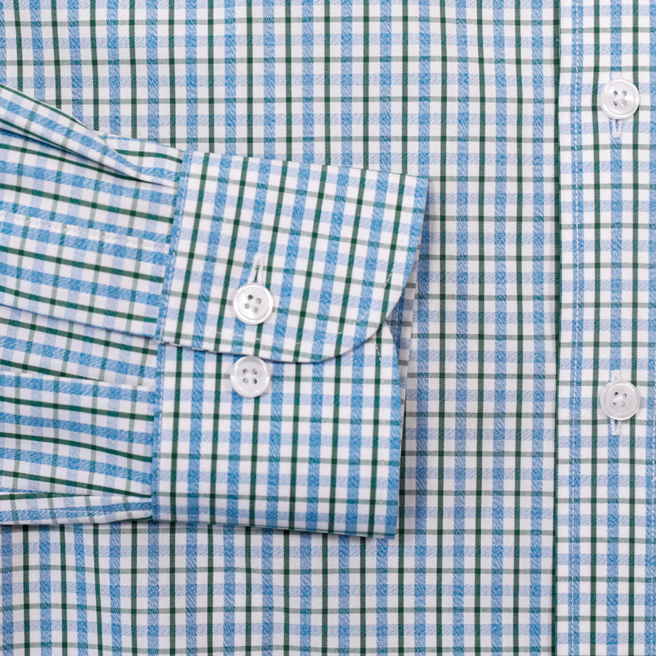 The Green Stallard Check Custom Shirt