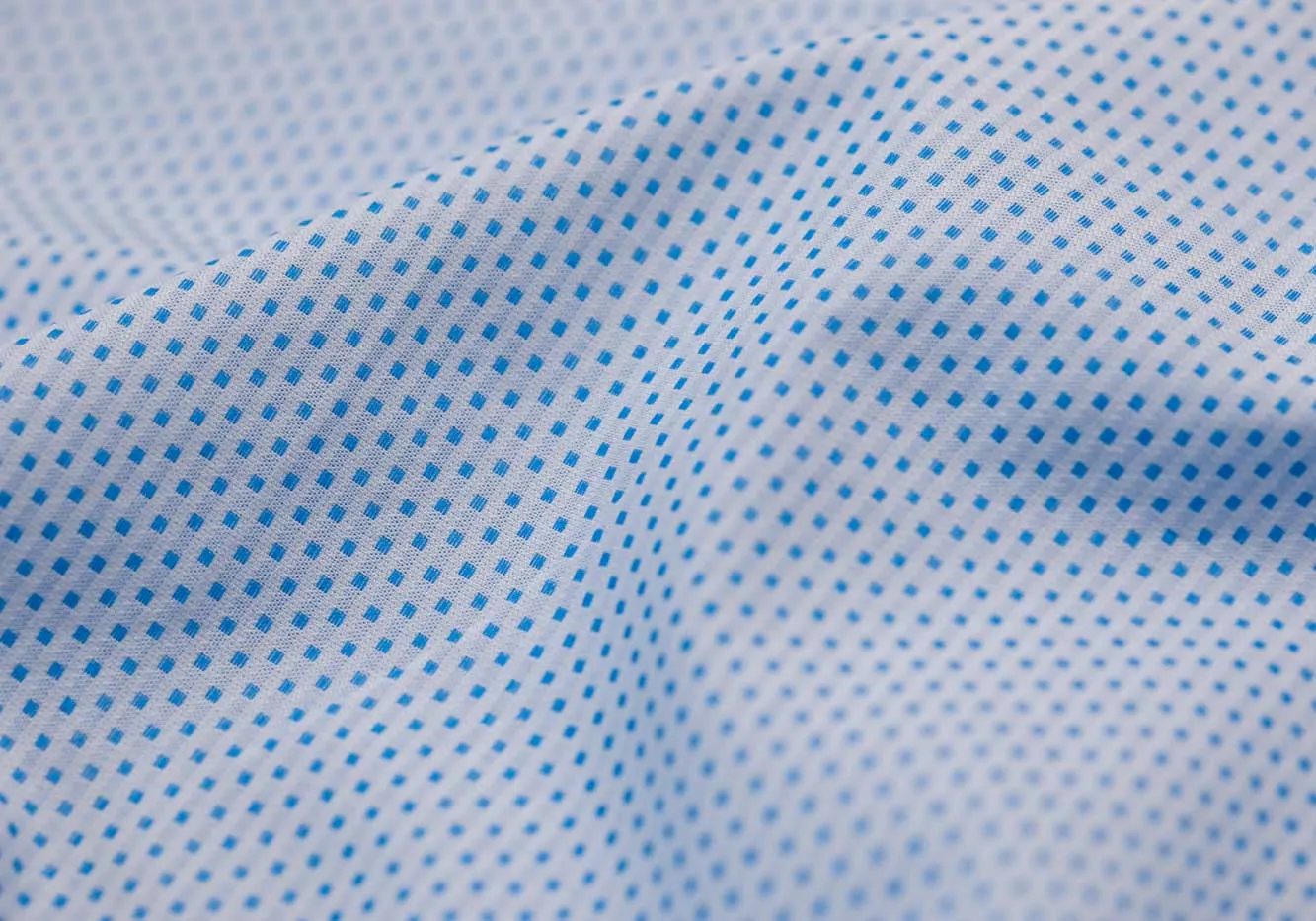 The Light Blue Richlee Dobby Dot Custom Shirt