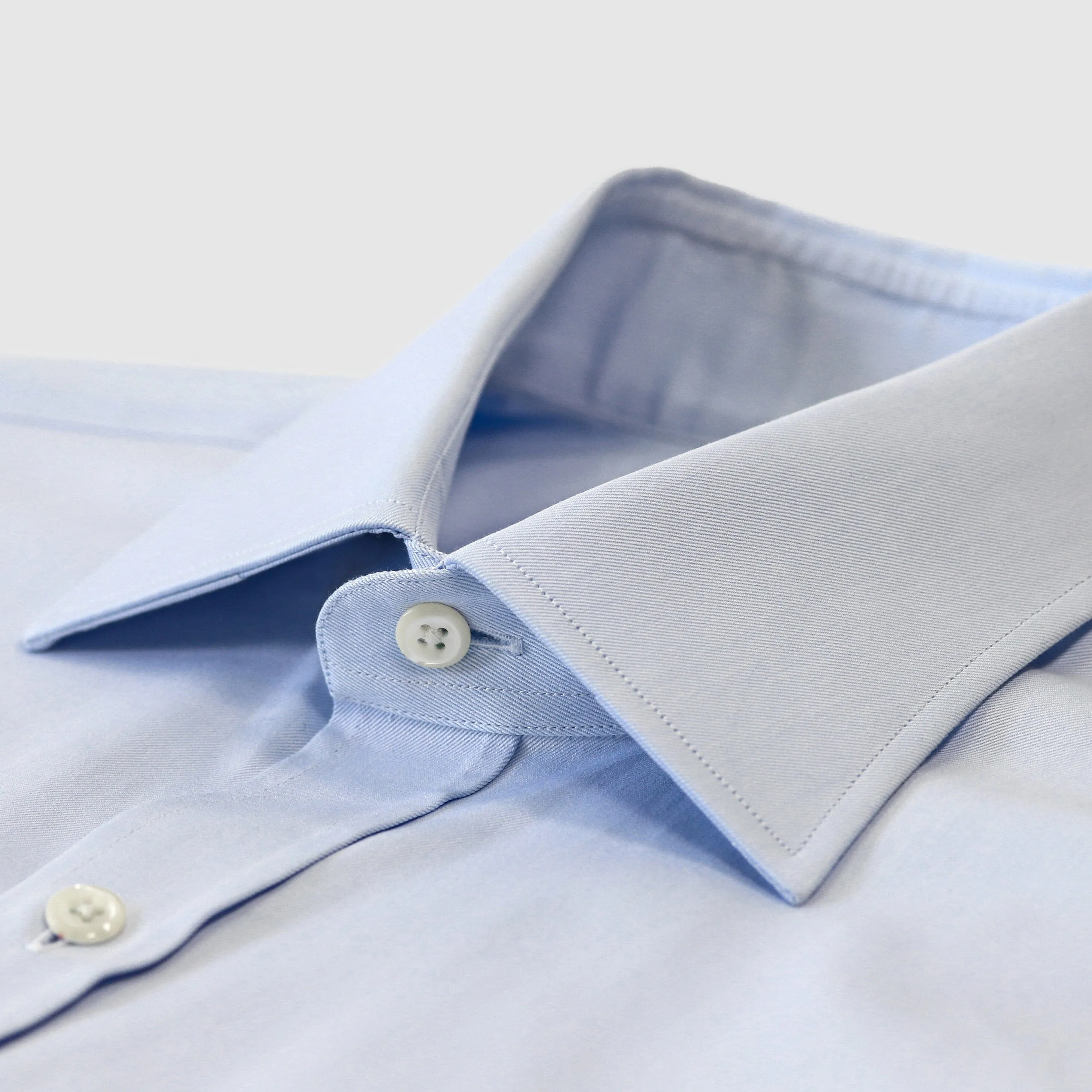 The Light Blue Signature Fine Twill Custom Shirt