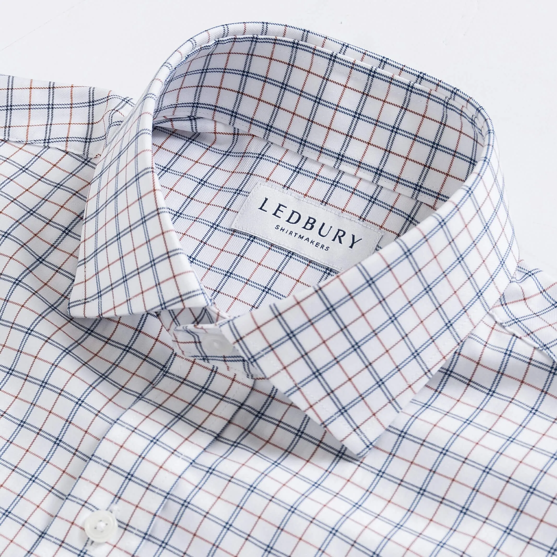 The Sienna Journey Flex Performance Windowpane Custom Shirt