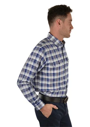 Thomas Cook Mens Smith Check 2-Pkt L/S Shirt- ON SALE