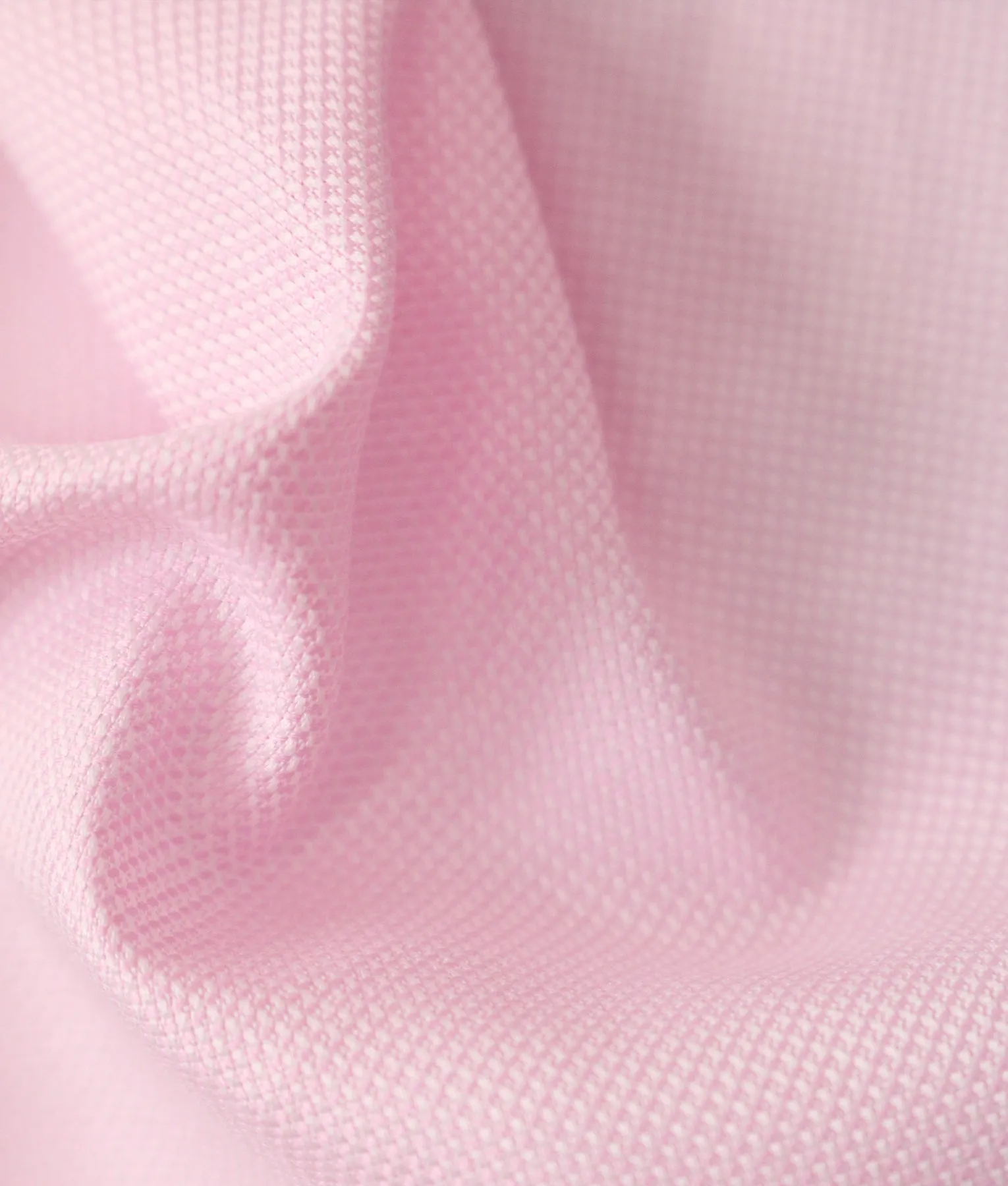 Thomas Mason Baby Pink 100 2-ply Cotton Oxford Tailored Shirt