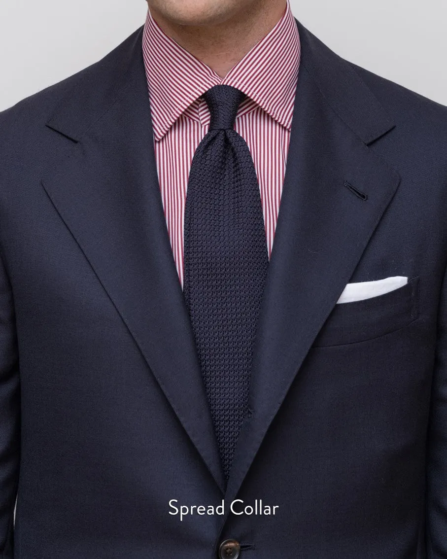 Thomas Mason Lavender University Stripe American Oxford Cloth