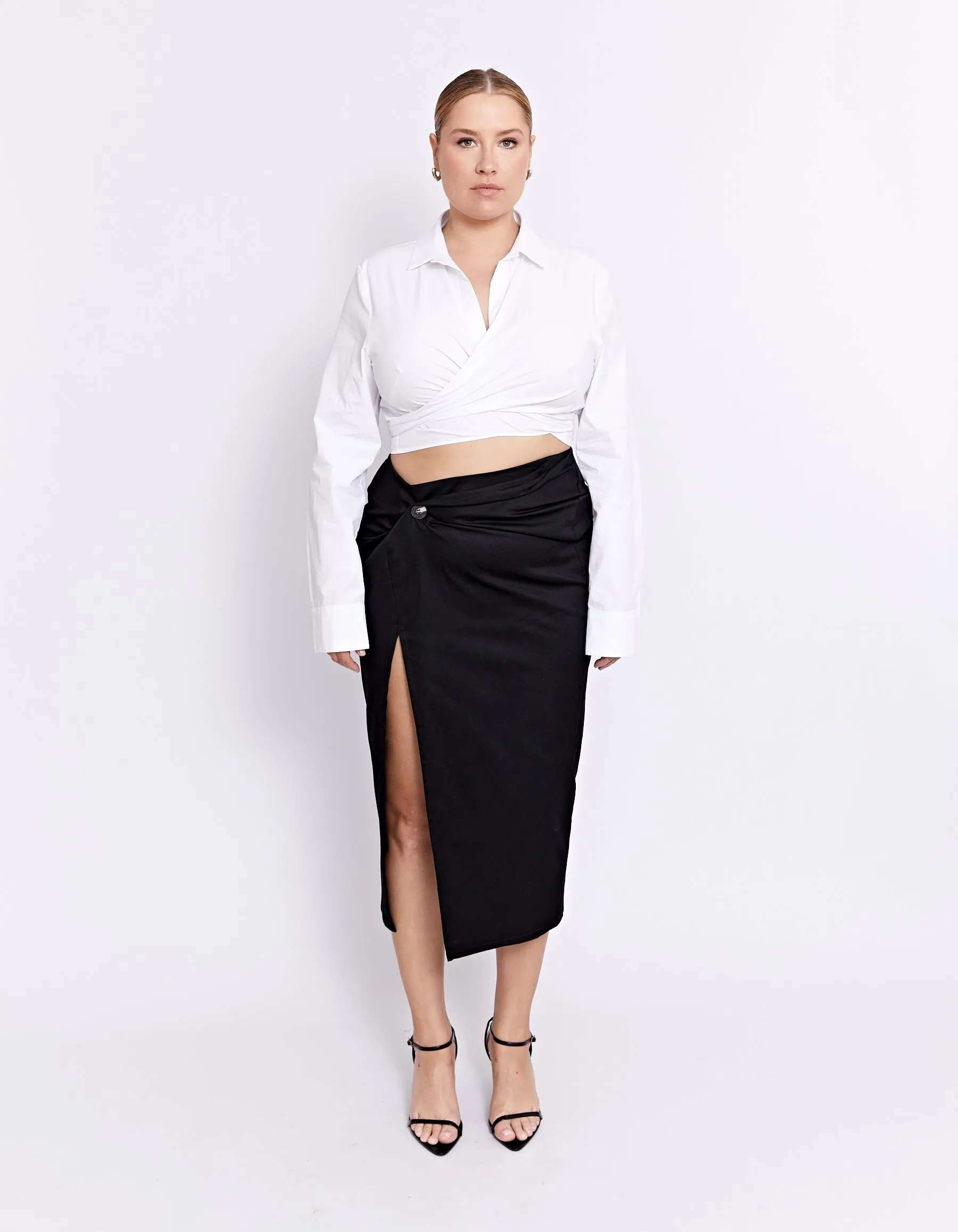 THOMAS WRAP SHIRT | POWDER