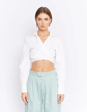 THOMAS WRAP SHIRT | POWDER