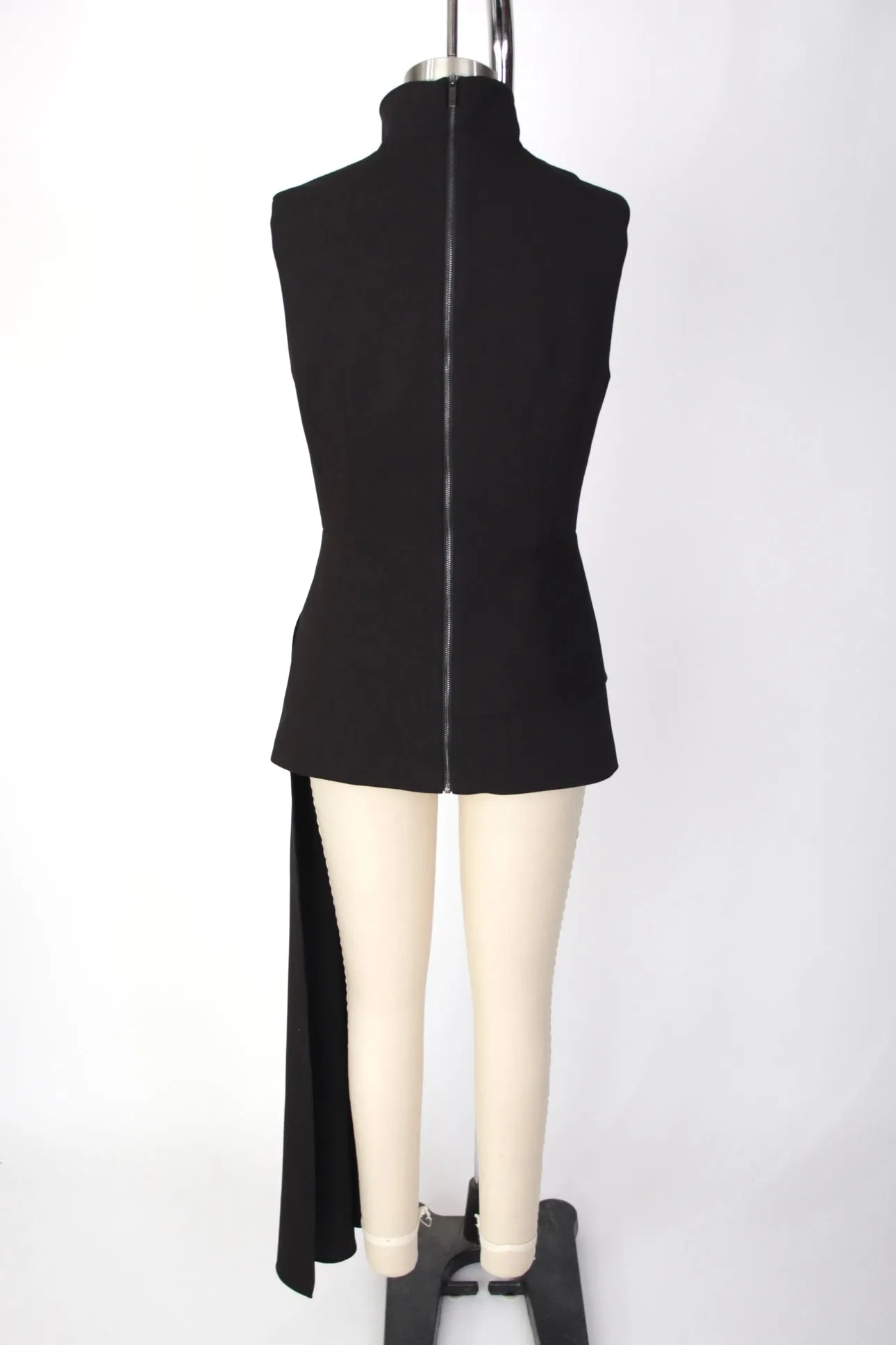 Tibi Crepe Asymmetrical Top