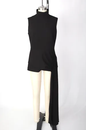 Tibi Crepe Asymmetrical Top