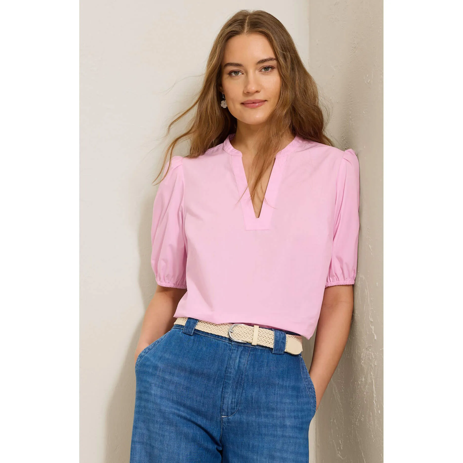 Tommy Bahama Women's Oceana Puff Short Sleeve Top - Cyber Light