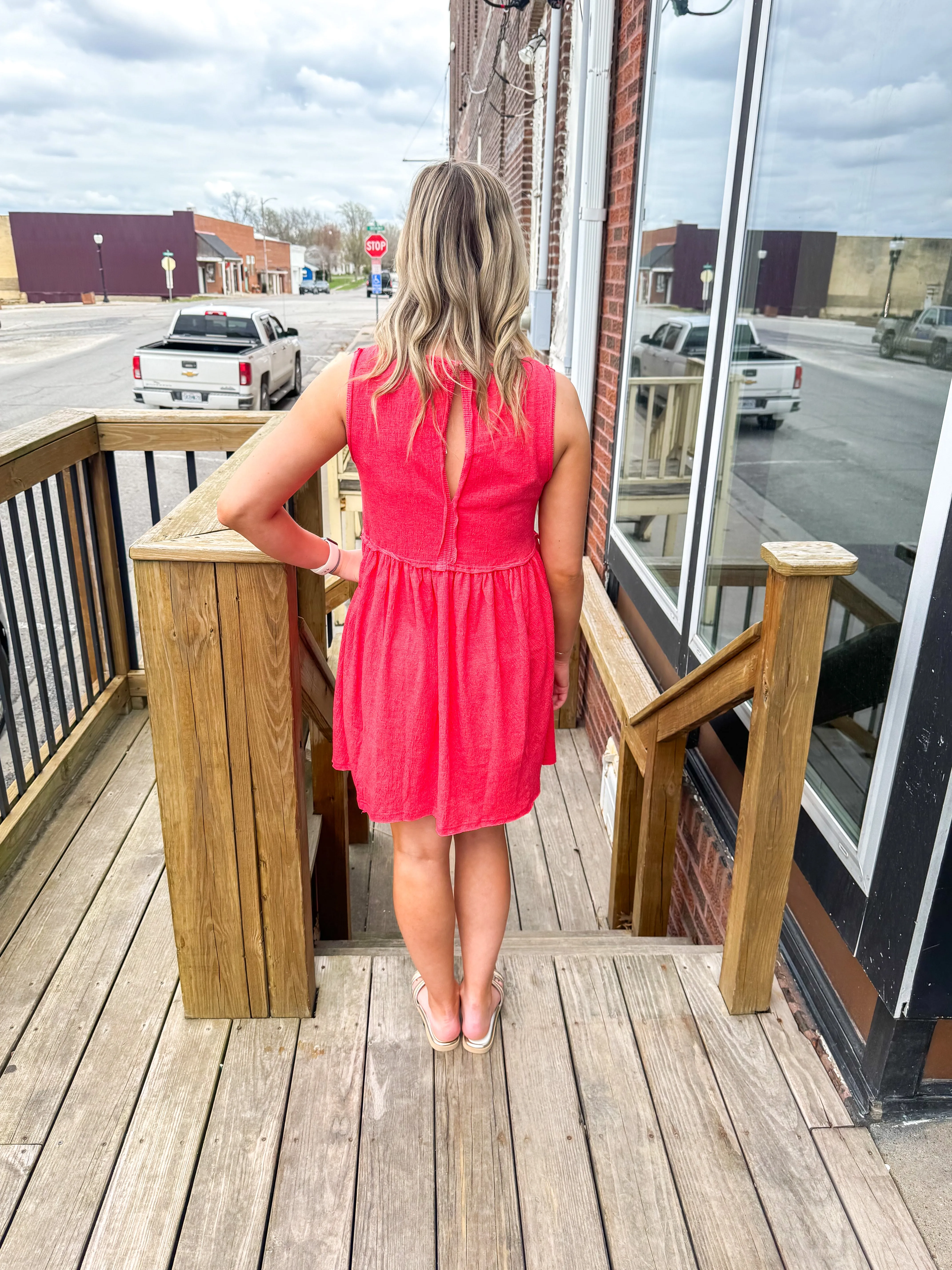 Torie Textured Mini Dress