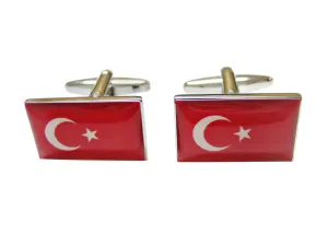 Turkey Flag Cufflinks