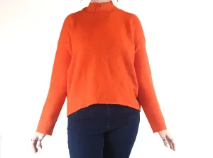 Uniqlo orange knit jumper size M