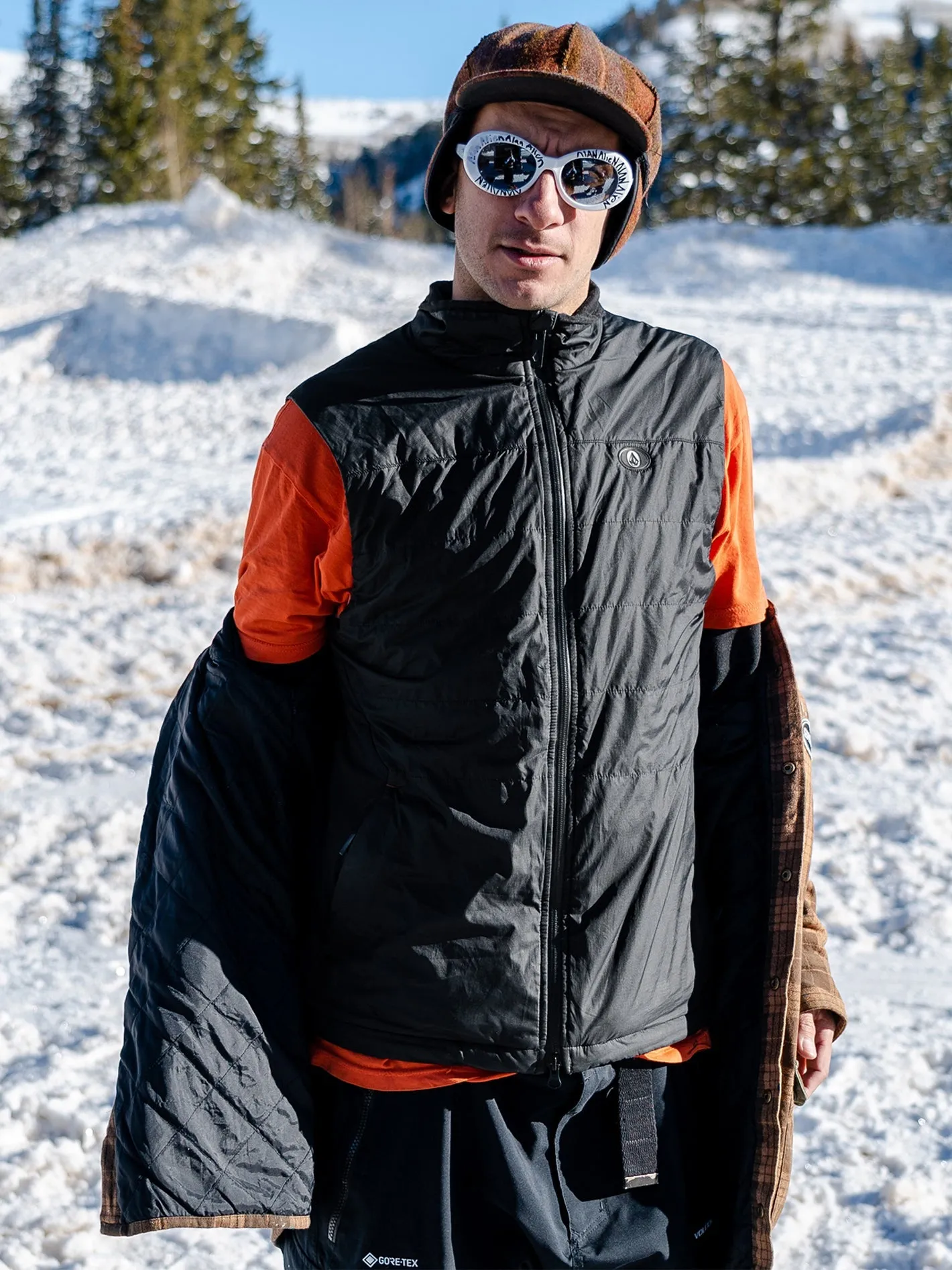 Utility Puff Weste - BLACK