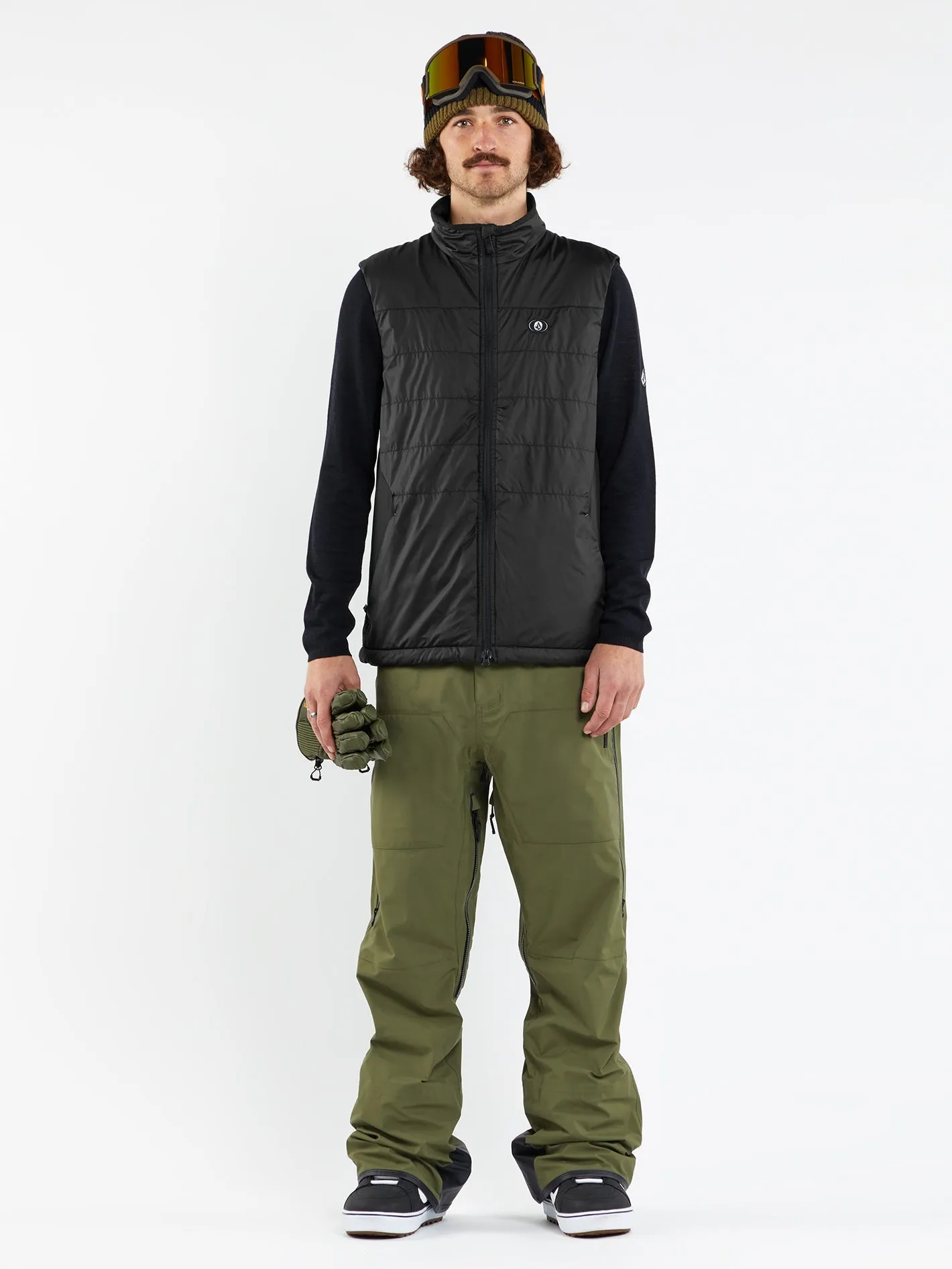 Utility Puff Weste - BLACK