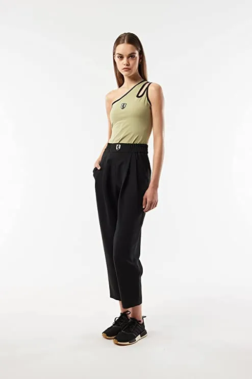 VHNY Tank Tops for Women | Sleeveless Womens Tank Tops | Asymmetrical Jersey Sleeveless Tank Top Black Sage Mauve NYC Brand (Sage, S, s)