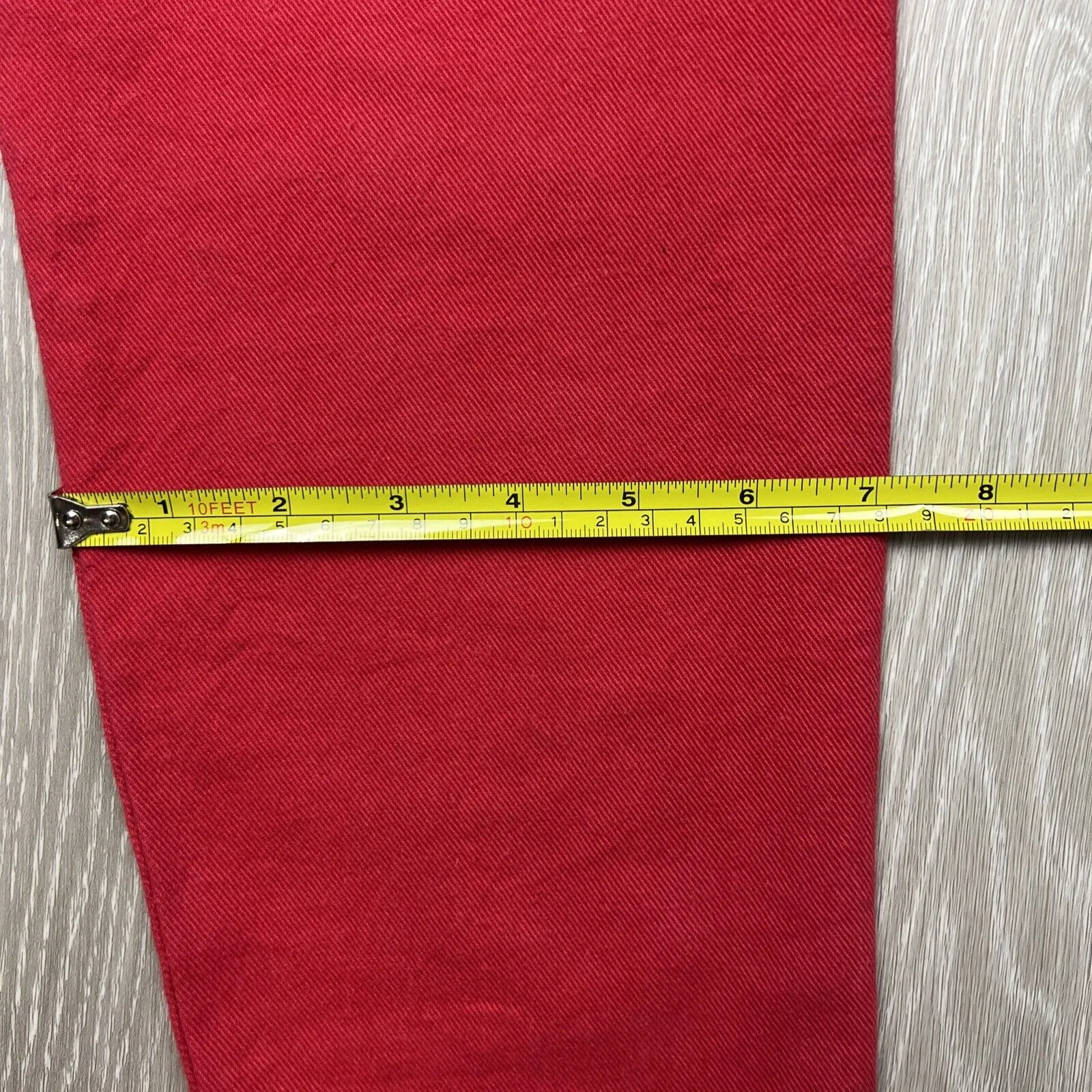Vintage Ken Done Australia Womens Red Jeans Size 10