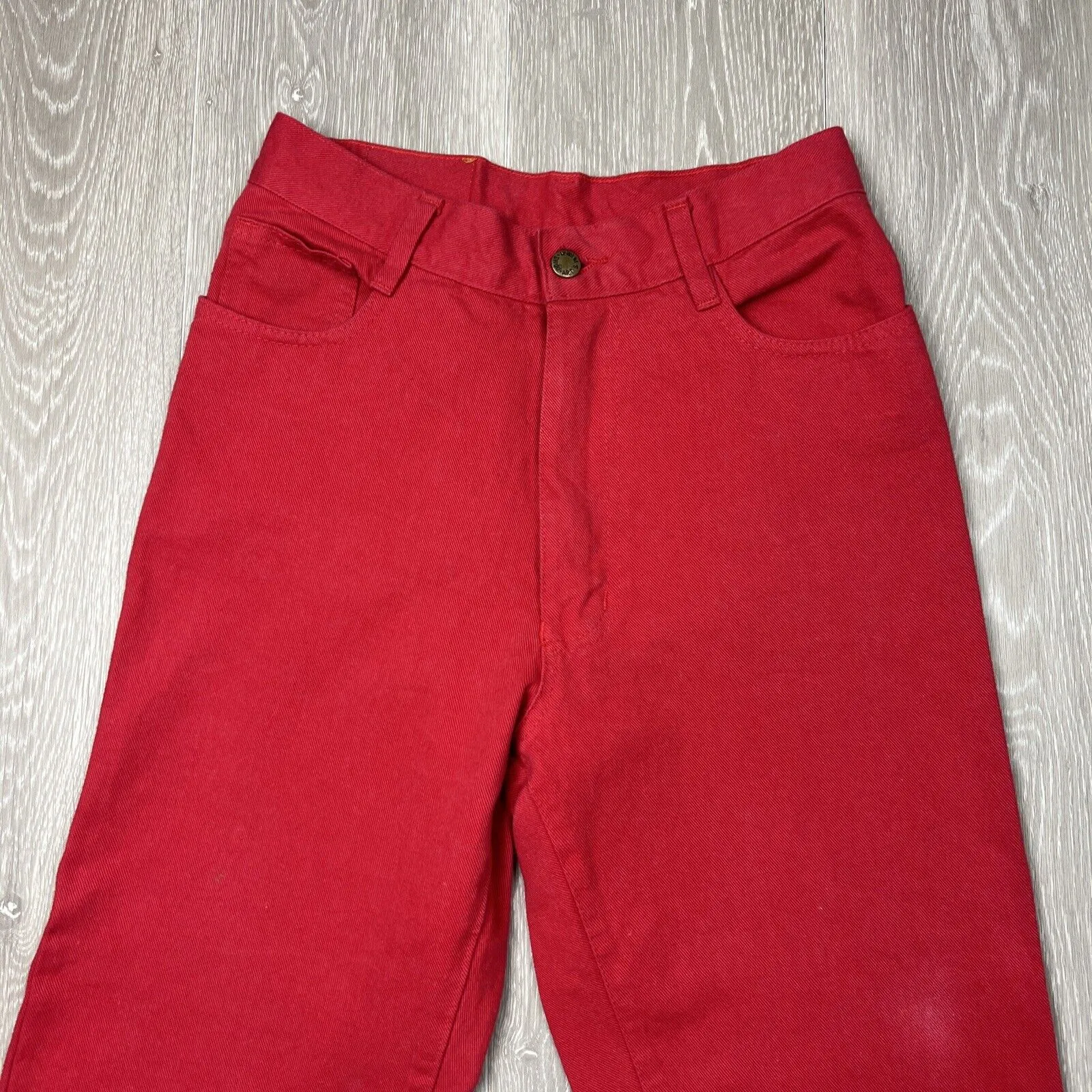 Vintage Ken Done Australia Womens Red Jeans Size 10