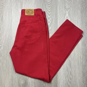 Vintage Ken Done Australia Womens Red Jeans Size 10