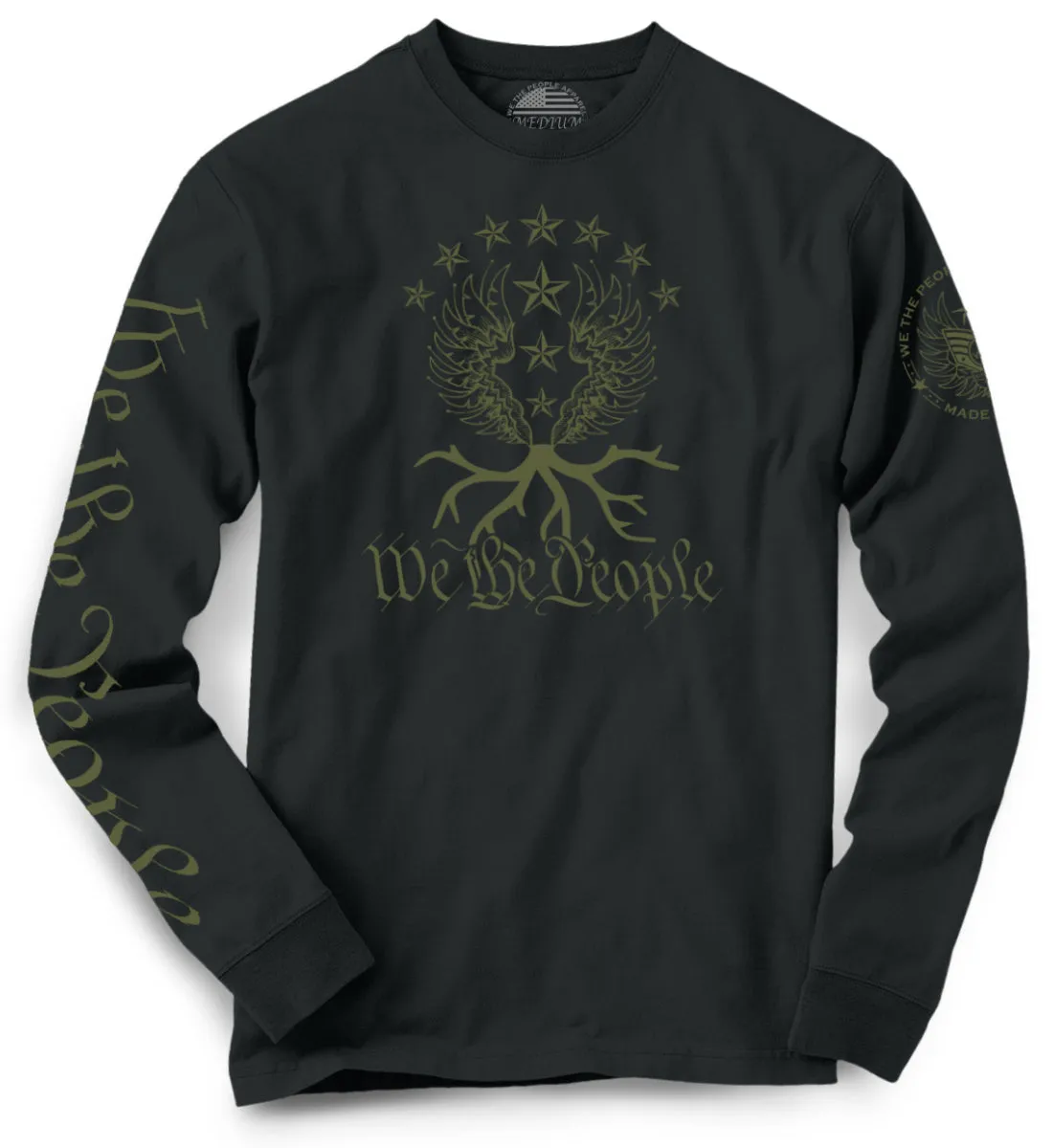 We the  People Liberty Tree Long Sleeve | Black & OD