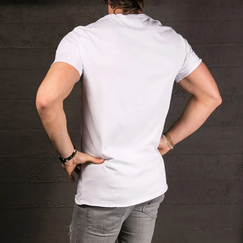 West Louis™ Leisure Tee Tops Asymmetrical T-Shirt