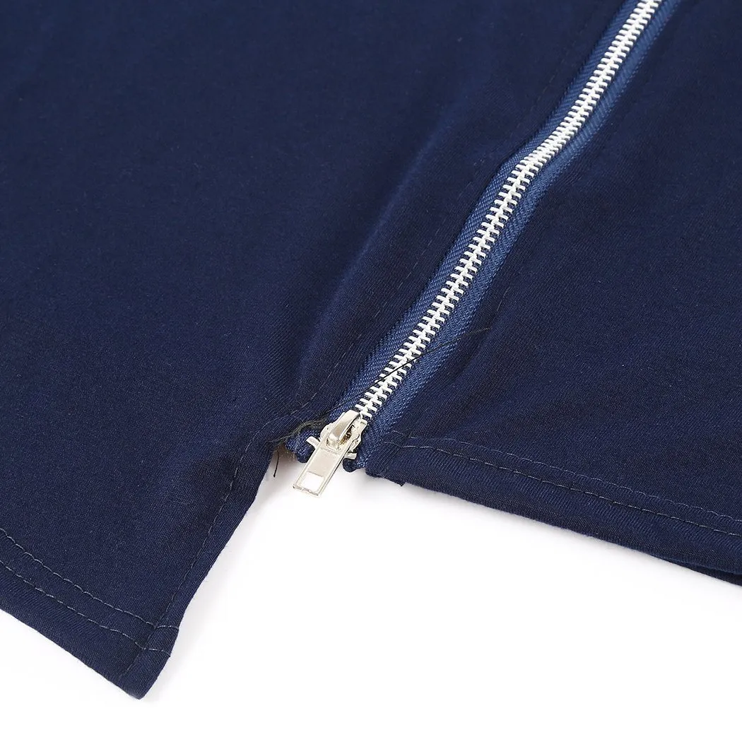 West Louis™ Leisure Tee Tops Asymmetrical T-Shirt