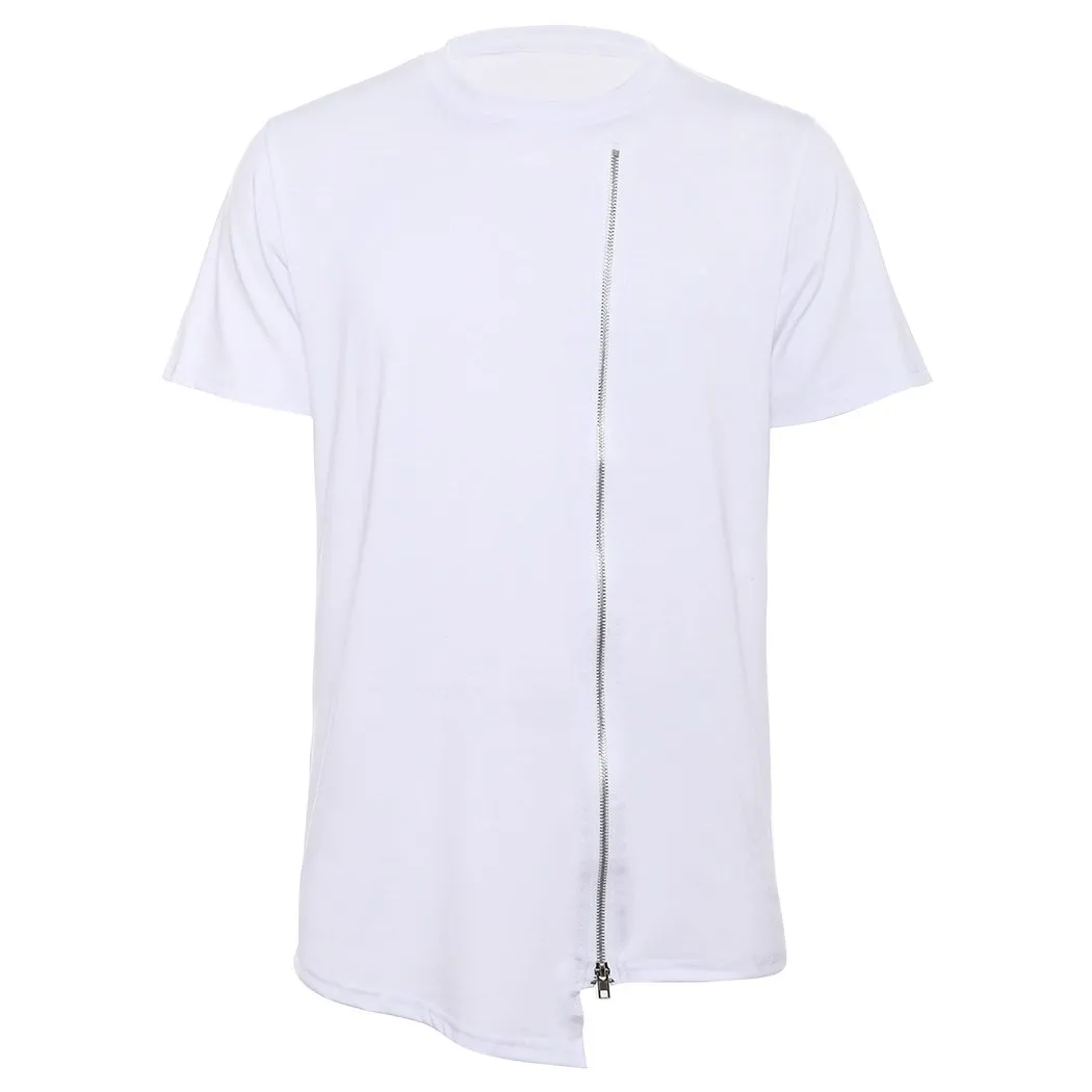 West Louis™ Leisure Tee Tops Asymmetrical T-Shirt