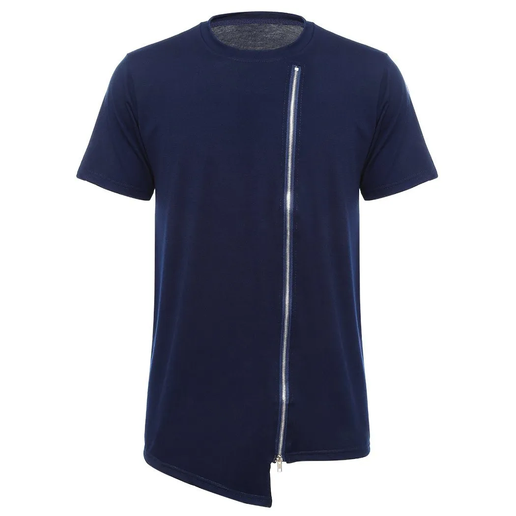 West Louis™ Leisure Tee Tops Asymmetrical T-Shirt