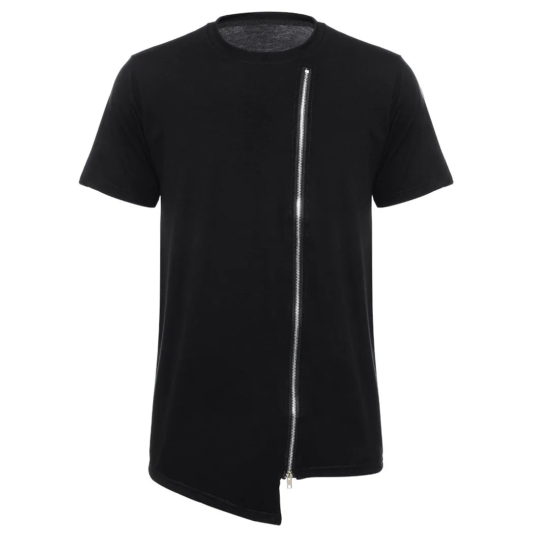 West Louis™ Leisure Tee Tops Asymmetrical T-Shirt