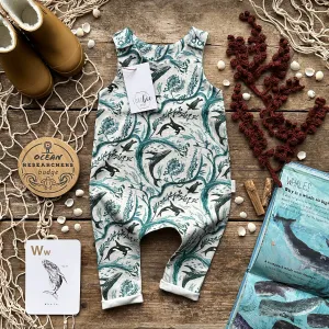 Whale Waves Long Romper | Ready To Post